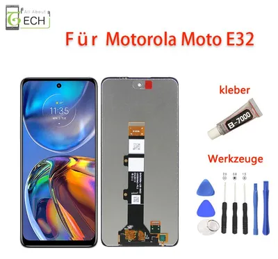 Produktbild von Für Motorola Moto E32 / E32S XT2227 LCD Display Bildschirm Touchscreen Schwarz