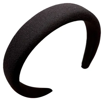 Produktbild von Damen-Haarband mit dicker Schwammfüllung, formt das Gesicht natürlich und ist bequem, bietet hohen Halt und ist ein tolles Haaraccessoire für Herbst und Winter.