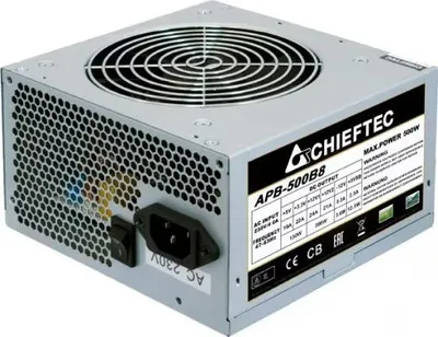 Immagine prodotto di Sursa PC, Chieftec, APB-500B8, 500 W, Argintiu