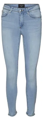 Produktbild von VERO MODA Damen VMTANYA MR S Piping VI352 NOOS Jeans, Blau (Hellblau), M/32