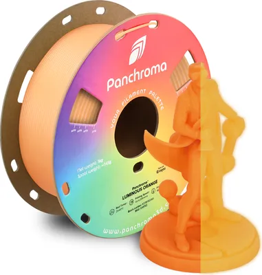 Zdjęcie produktu dla Panchroma™ PLA Luminous, kolor: Luminous Orange, rozmiar filamentu: 1,75 mm, waga: 1 kg