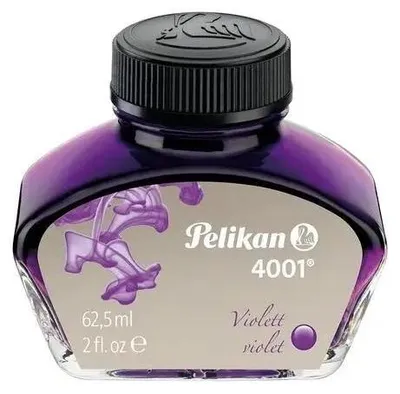 Produktbild von Pelikan Tinte 4001 im Glas violett Inhalt: 62,5 ml