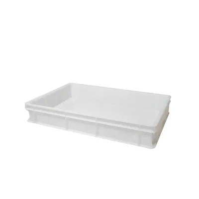 Produktbild von Pizzateigbox Teigbehälter Stapelbox Teigbox Pizzabox Weiß 600x400x100mm
