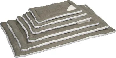 Produktbild von Kerbl Liegekissen Cleo (Farbe Grau/Weiß, L x B x H 36 x 22 x 3 cm, Wendekissen)