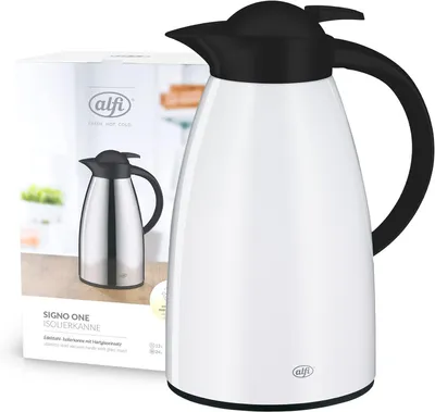 Produktbild von alfi® SIGNO ONE 1,00 l coconut white polished Isolierkanne 1423211100