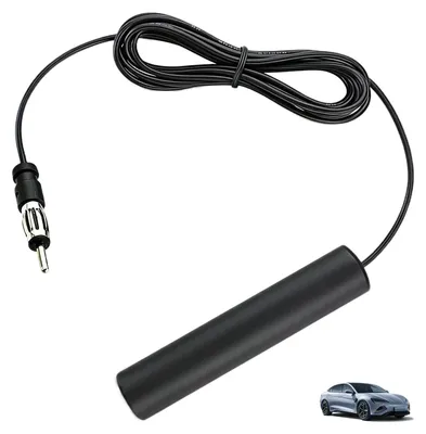 Autoradio-Antenne, selbstklebend, FM/AM, 5 m Kabel, DIN-Stecker