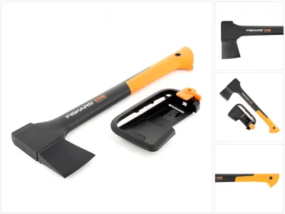 Produktbild von FISKARS Universalaxt X10 S breites Blatt Länge: 491 mm