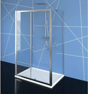 Immagine prodotto di Cabina doccia EASY LINE -U cabina 1000x1000mm, versione L/R, vetro trasparente