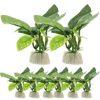 Productafbeelding van Solidchoice - Set van 10 Kunstmatige Aquariumplanten
