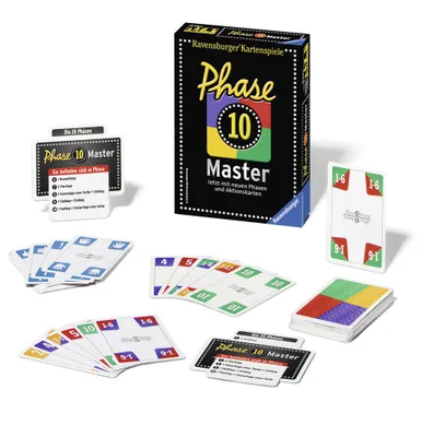 Produktbild von Ravensburger Kartenspiel, Schwarz, 13x18x4 cm, Familienspiel mit neuen & anspruchsvollen Phasen sowie Aktionskarten, inkl. 6 Übersichtskarten