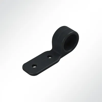 Produktbild von Lysel® Kunststoff Planenhaken geschlossen, (BxL) 20x63mm in Schwarz (1 Stück)