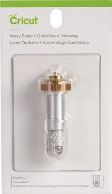 Obrázok produktu pre Cricut Wavy Blade + QuickSwap Housing, Strieborná, 1 kusov