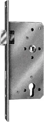 Produktbild von KFV Einsteckschloss für Haustür, Stulpbreite 22 mm, Dornmaß 65 mm, DIN Links, silber