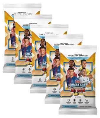 Image de Topps - Cartes à collectionner Match Attax Ligue des champions 2025/26 EXTRA - 5 boosters