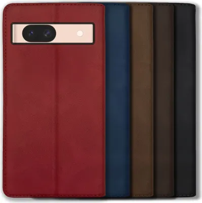 Produktbild von Bookstyle 'Premium' Schutzhülle Klapphülle Schutztasche Etui Cover für Google Pixel 8A - Schwarz