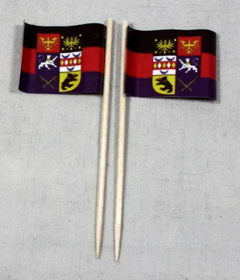 Produktbild von Party-Picker Flagge Ostfriesland Papierfähnchen in Spitzenqualität 25 Stück Beutel