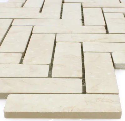 Produktbild von Mosaikfliesen Keramik Rotilia Steinoptik Hellbeige