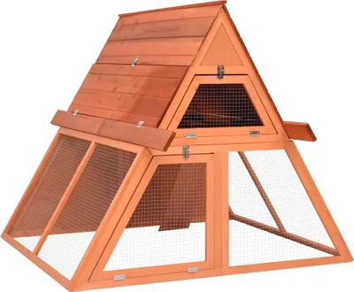 Image de Clapier 152x127x109,5 cm Bois de sapin massif