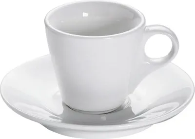 Produktbild von Maxwell & Williams Espressotasse, Kaffeetasse mit Untertasse, Tasse, Becher, Konisch, Porzellan, 75 ml, AA1924