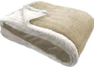 Obrázok produktu pre Unyqoos® XXL deka na maznanie – teplá fleecová deka 220 x 180 cm, jemná a hebká (mikrovlákno + umelá ovčia kožušina), vhodná na pranie v práčke pri 40°C, ideálna na pohovku a na von