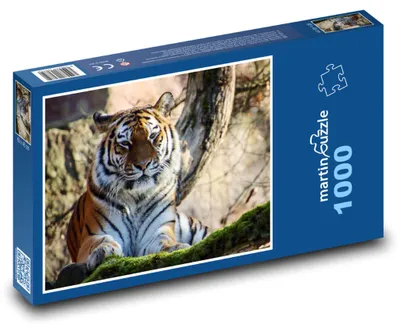 Obrázok produktu pre Puzzle 1000 Tiger v divočine - martinpuzzle