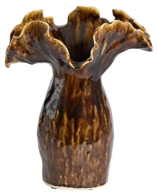 Produktbild von Light&living Vase Deco, 35,5 x 28 x 42 cm, VIVEIRO, Keramik, dunkelbraun