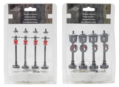 Produktbild von Svenska Wohnlaternen-Set für Weihnachtsdorf 4-teilig 10cm