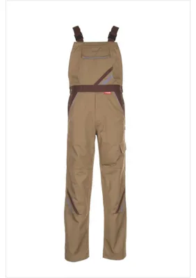 Produktbild von Planam  Highline Latzhose khaki/braun/zink Gr. 114, 2334114