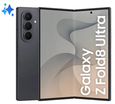 Produktbild von Samsung Galaxy Z Fold8 Ultra , 20,3 cm (8"), 2504 x 2256 Pixel, 12 GB, 512 GB, 200 MP, Graphit