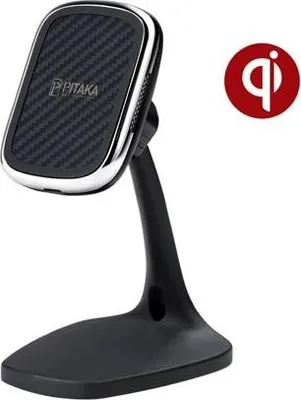 Image de Pitaka Dt1001b magEzMount Qi DeskTop Ladestation Schwarz