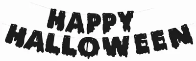 Obrázok produktu pre Papierová girlanda "Veselé Halloween" – 250 cm – Godan