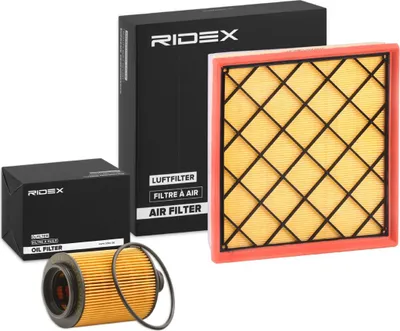 Produktbild von RIDEX Filterset Inspektionspaket Filtersatz für OPEL Astra J Sports Tourer (P10) ASTRA J ZAFIRA TOURER C (P12) Astra J GTC (P10) Cascada (W13)