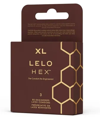 Immagine prodotto di Preservativi HEX Respect confezione da 3