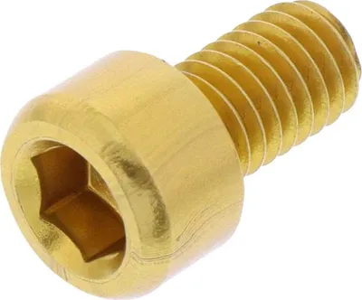 Produktbild von Zylinderschraube JMP Bolt M6x1,00mm 10mm Aluminium gold