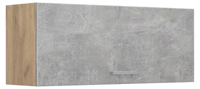 Zdjęcie produktu dla Szafka ścienna Vicco R-Line Beton/Dąb goldkraft 100 cm Płaski, Model 63132