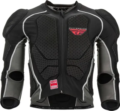 Produktbild von Protektorenjacke Protektorenweste für Kinder Barricade Fly Racing Schwarz Grau