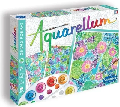 Immagine prodotto di Sentosphere Aquarellum motivo grande animali sull'acqua