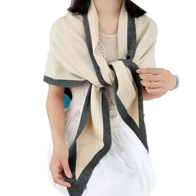 Generisch Schal Damen Kaschmir Winterschal Wollscha Produktbild-Vorschau 8