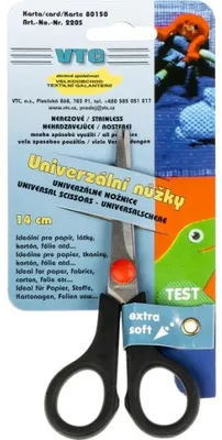 Image de Ciseaux universels - 14 cm - Argentés, Noirs