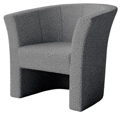 Produktbild von MIRJAN24 Sessel Niko Boucle, Relaxsessel, Elegant Armsessel, Fernsehsessel, Sitzmöbel (Farbe: Lambi 12)