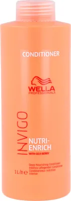 A product shot of a large bottle of Wella Professionals Invigo Nutri-Enrich conditioner.