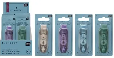 Obrázok produktu pre Korektor v páske mini 5 m Academy mix – INTERDRUK