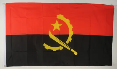 Produktbild von Flagge Fahne : Angola Angolaflagge Nationalflagge Nationalfahne