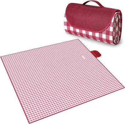 Produktbild von Famanu Picknickdecke Wasserfest - groß 200 x 200 cm - rot