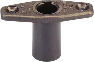 Produktbild von Nuova Rade Oarlock Socket Top Mount Halter Black 17 mm