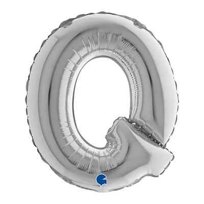 Produktbild von ABC14 Buchstabe Q silber 36 cm