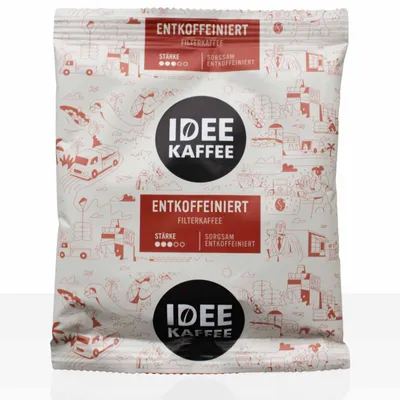 Produktbild von Darboven Idee Kaffee Classic entkoffeiniert - 100 x 60g koffeinfreier Filterkaffee