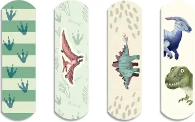 Produktbild von Die Spiegelburg Pflasterstrips (10 St.) - Dino Friends bunt