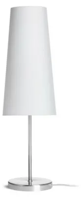 Image de NYC/CONNY 15/30 table Polycoton blanc/nickel 230V LED E27 11W