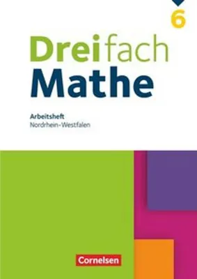 Produktbild von Dreifach Mathe - Nordrhein-Westfalen - Ausgabe 2022 - 6. Schuljahr